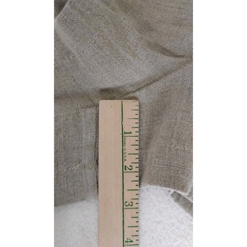 Mary Claret House Shorts In Natural Women's Flax Linen Sz XXL Tan EUC USA Made - Picture 15 of 15